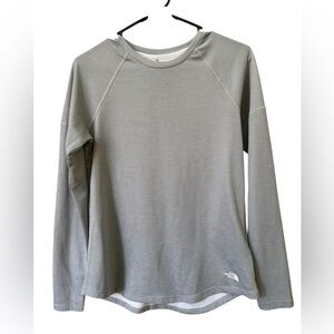 The North Face women’s  Long Sleeve Gray Tee base layer